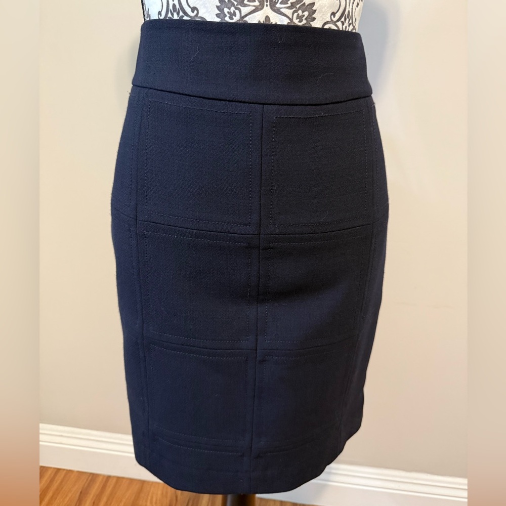 TORY BURCH SZ 6 BLACK PENCIL SKIRT, FULLY LINED
